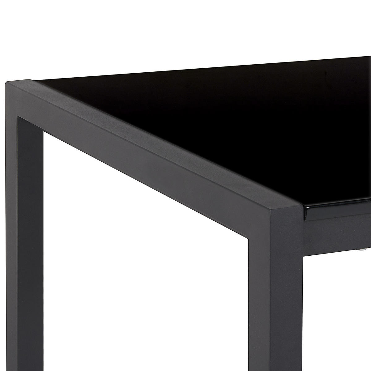 ESSTISCH 120-160/80/75 cm Schwarz Rechteckig Granada - Schwarz, Holzwerkstoff (160/80/75cm) - Beliani