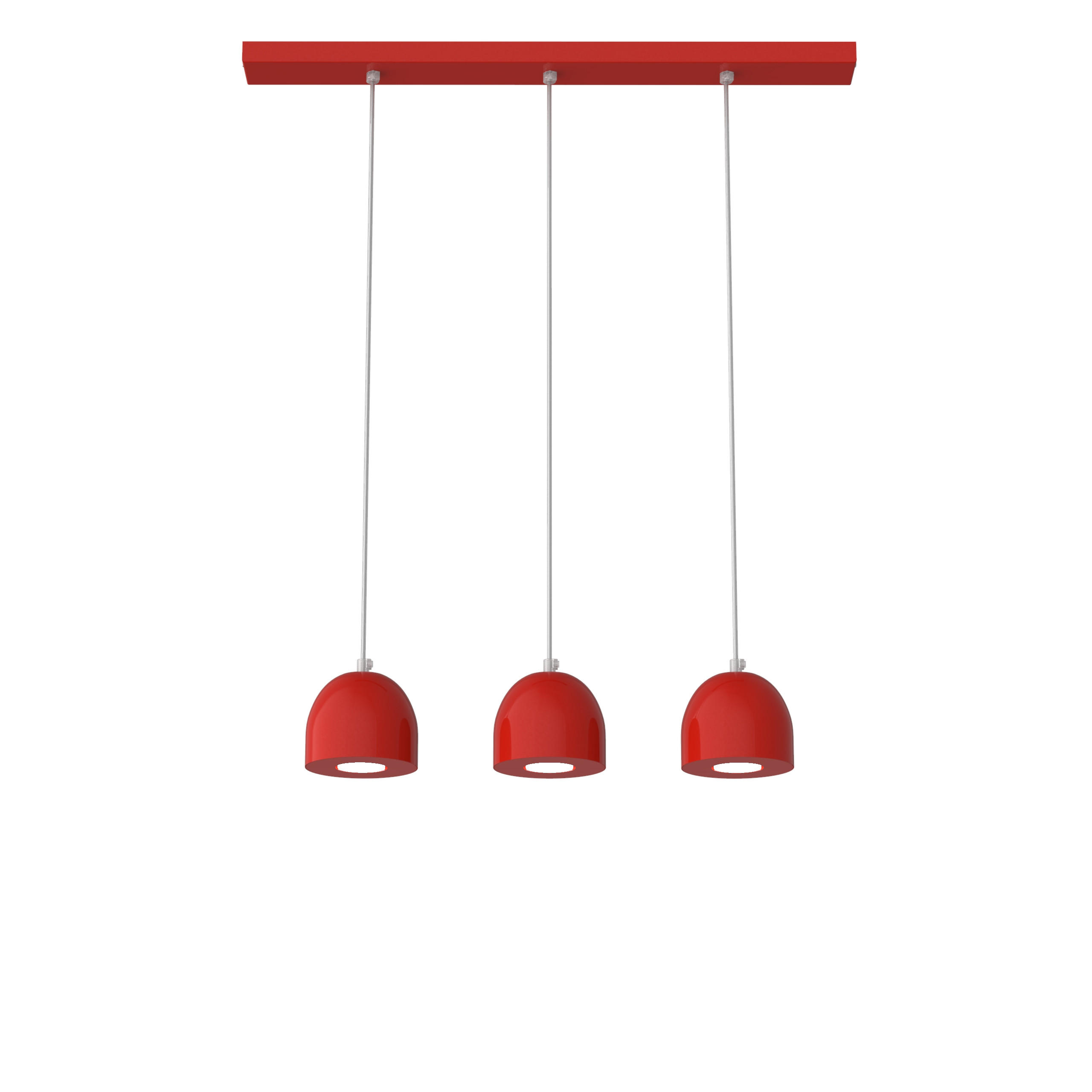 Lumicom Hängeleuchte Rot 69x120x6.5 cm