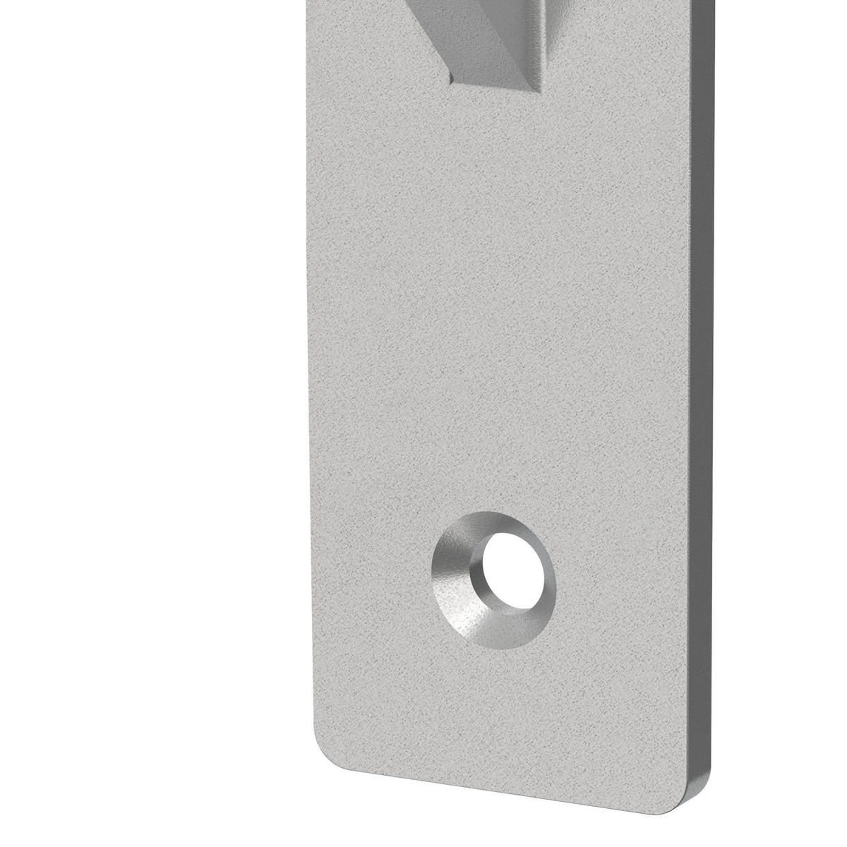 REGALHALTERUNGEN - Silberfarben, Metall (24/3/24cm) - ML-DESIGN