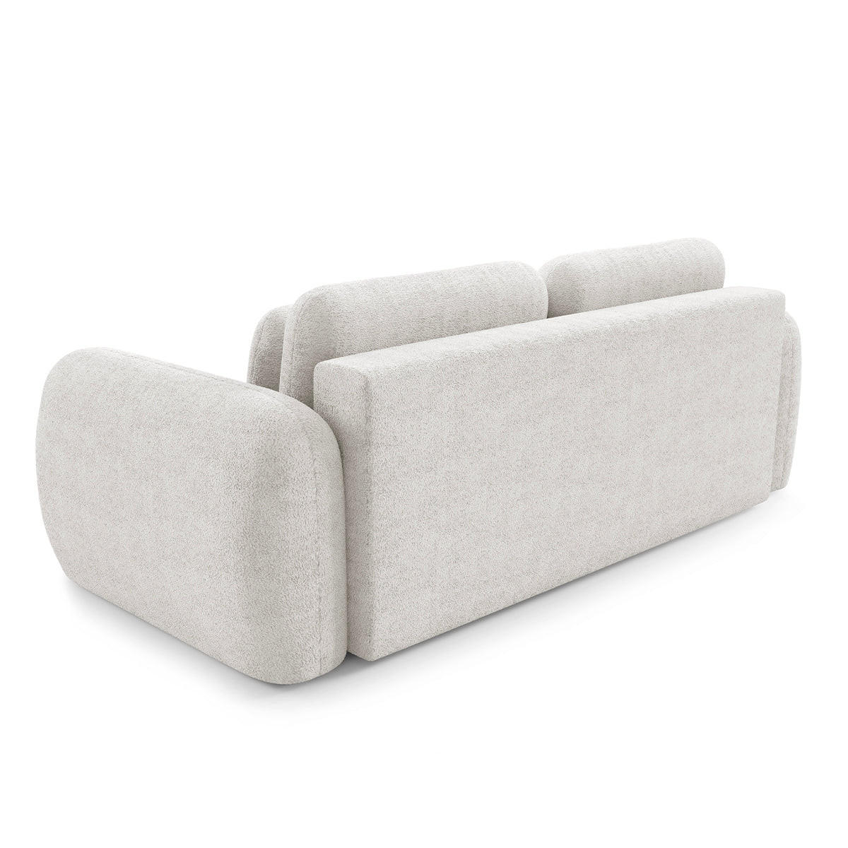 SOFA Cesar 3 Sitzplätze Weiß - Weiß, Holz (266/95/110cm) - Petits-meubles