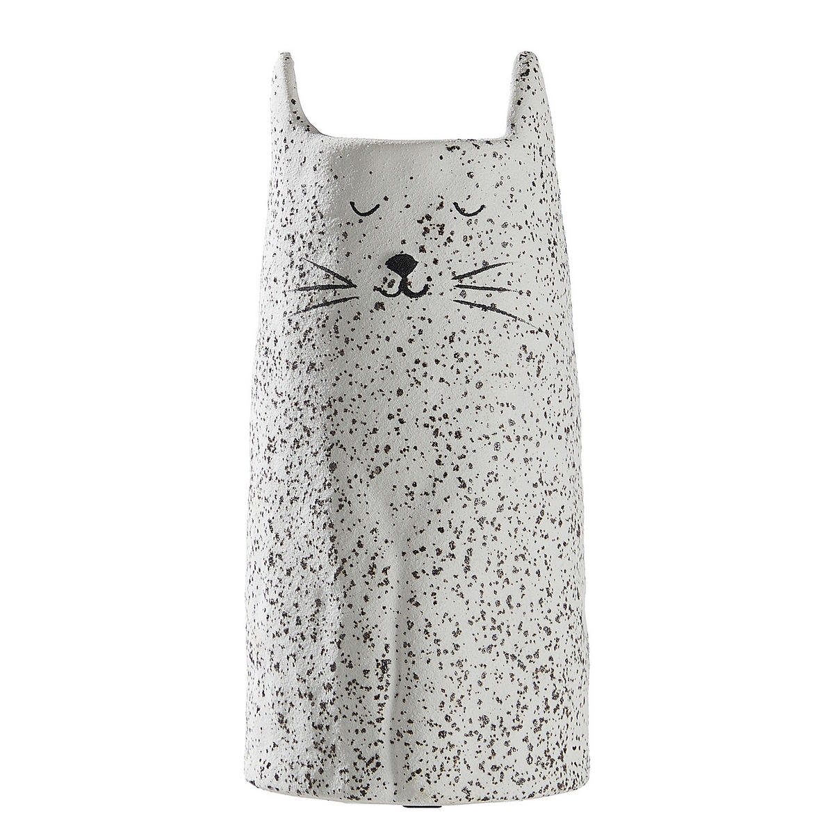 VASE Gato Katze 26 cm - Weiß, Keramik (20cm) - Butlers