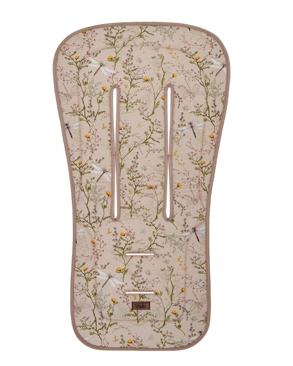 KINDERWAGEN Sitzauflage 311080401 beige Anti-Schweiß, Baumwolle, 3D-Netzgewebe, passend für 5-Punkt-Gurt - Beige, Textil (42/3/81cm) - Kikka boo