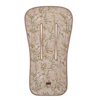 KINDERWAGEN Sitzauflage 311080401 beige Anti-Schweiß, Baumwolle, 3D-Netzgewebe, passend für 5-Punkt-Gurt - Beige, Textil (42/3/81cm) - Kikka boo