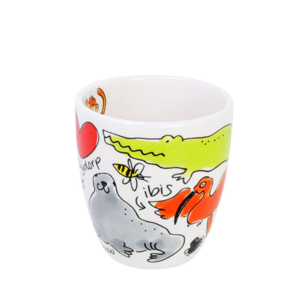 MINI-BECHER Blijdorp in Bunt - 200 ml - Multicolor, Keramik (0.2L) - Blond Amsterdam