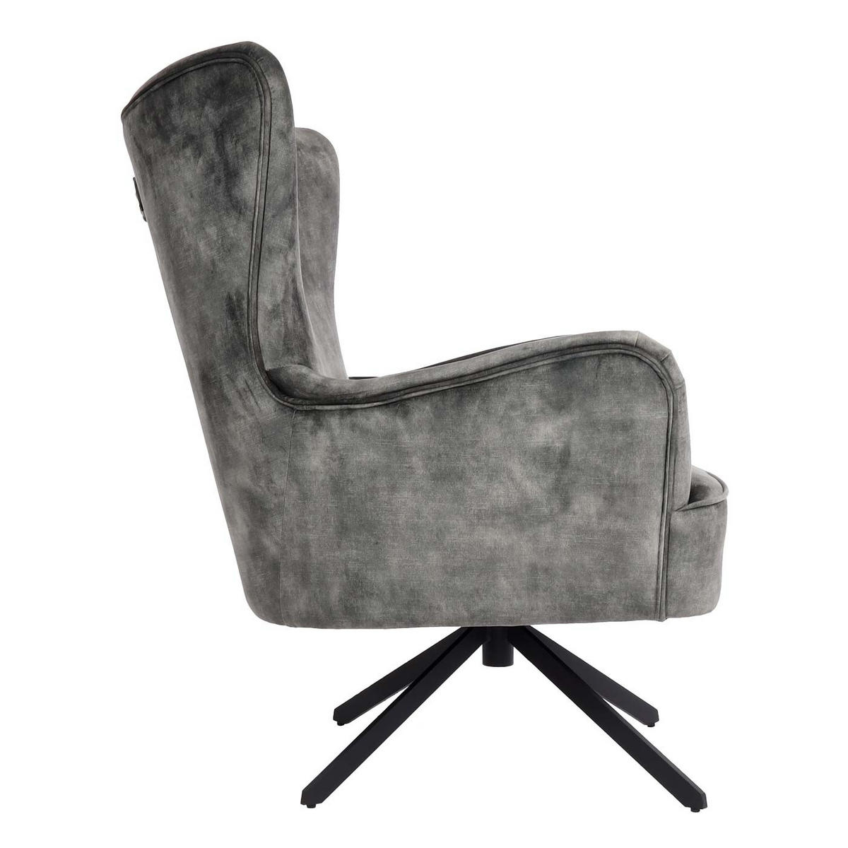 LOUNGE-SESSEL Grau - Grau, Textil (75/99/65cm) - MCW