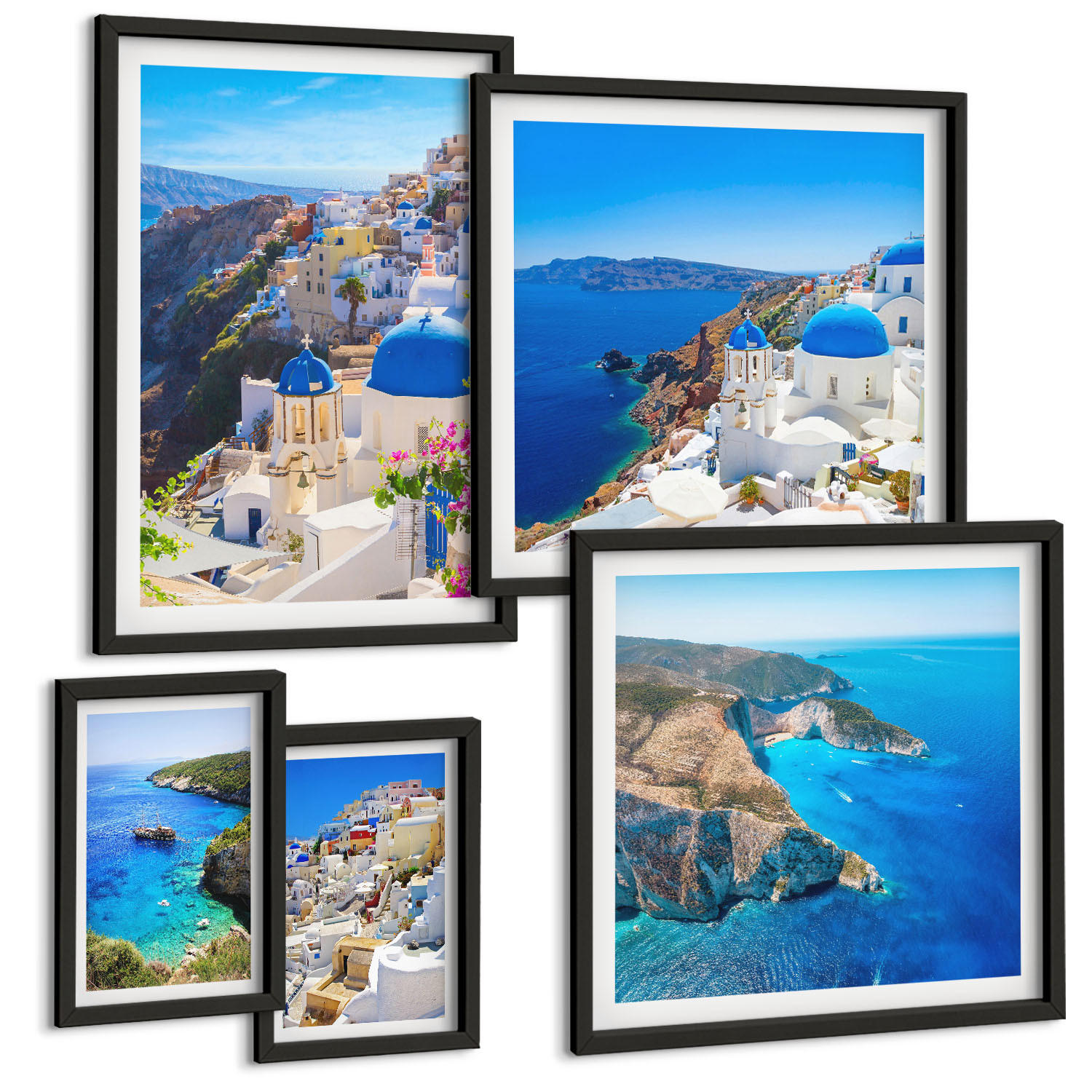 Tulup Bilder Schwarz 40x60 cm