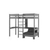 HOCHBETT Karolina 208x175x105/206 aus Massivholz in grau - Grau, Holz (90/200cm) - 58aufmkessel