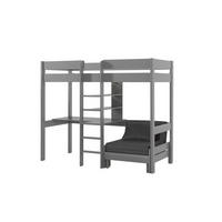 HOCHBETT Karolina 208x175x105/206 aus Massivholz in grau - Grau, Holz (90/200cm) - 58aufmkessel