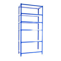 SCHWERLASTREGAL Giant Metal Shark HxBxT 250 x 100 x 40 cm Fachlast 180 kg Blau - Blau, Metall (100/250/40cm) - PROREGAL