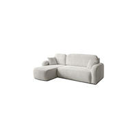 ECKSOFA PALOMA L 235/155/85 cm Coral 65 - Ecru, Textil (235/155cm) - Lookway