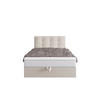 BOXBETT DUO 1 90x200 Cosmic 10, mit Matratze H3 und Topper, Beige - Beige, Holz/Kunststoff (90/200cm) - Bedante