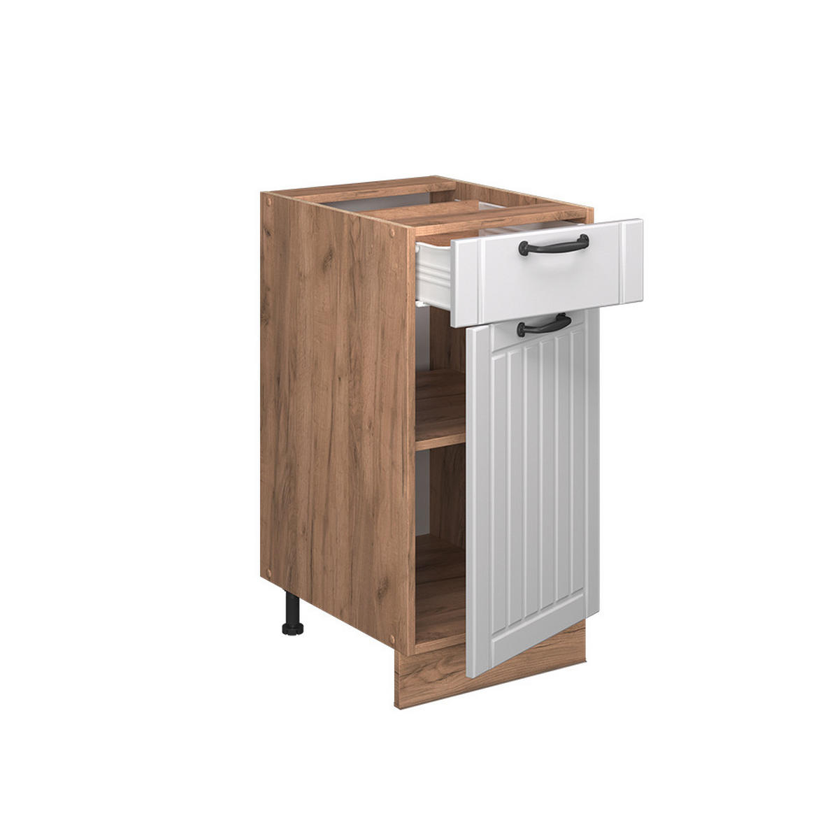 Honigeiche/Weiß, Holzwerkstoff (40/82/60cm) - Vicco