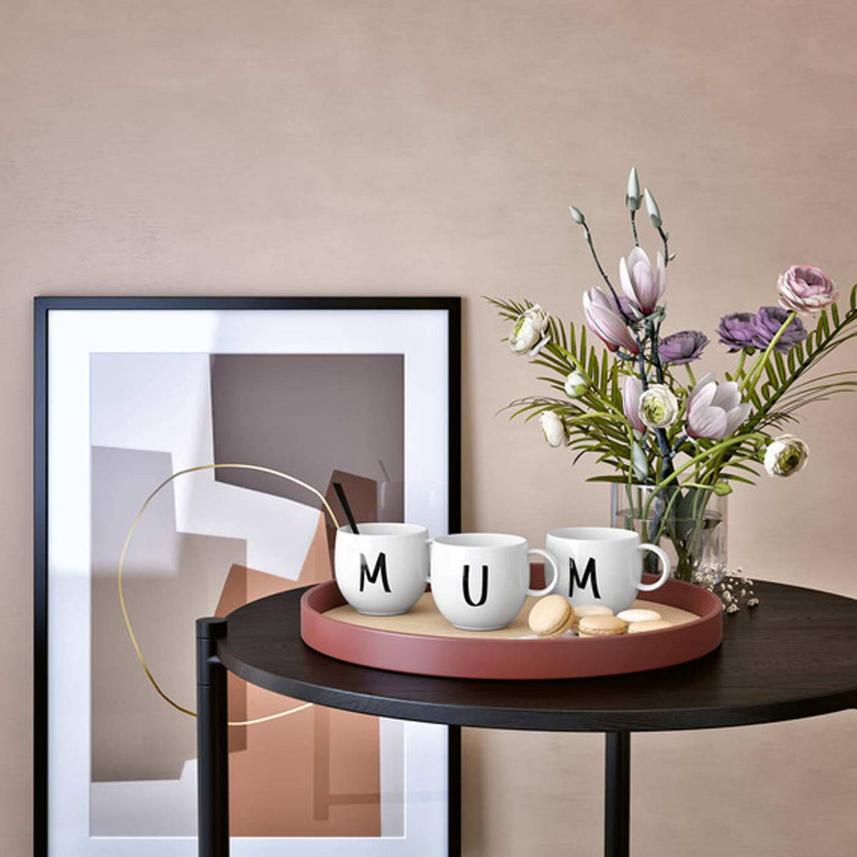 KAFFEEBECHER Letters weiß 330 ml - Weiß, Keramik (0.33L) - Villeroy & Boch