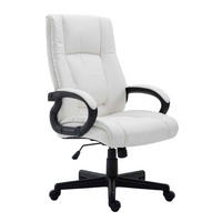 BÜROSTUHL Sportino XL, Kunstleder Weiß - Weiß, Kunststoff/Textil (66/116/70cm) - TPFLiving