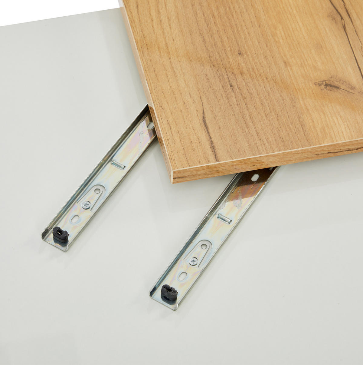 COUCHTISCH 75/75 cm in Weiß Hochglanz mit 4 Schubladen und verschiebbaren Platten - Weiß, Holzwerkstoff (75/75/33.5cm) - BEAOK