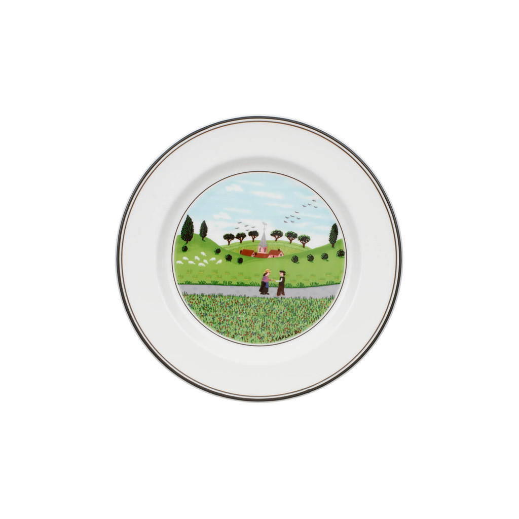 BROTTELLER BEGEGNUNG Design Naif bunt ø 17 cm - Multicolor, Keramik (17cm) - Villeroy & Boch