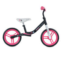 LAUFRAD Zig-Zag rosa EVA-Reifen, Sattel einstellbar von 36 - 45 cm ab 12 Monate - Rosa, Metall (86/42/55cm)