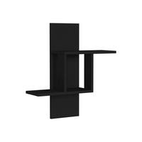 WANDREGAL mit 2 Ablagen 64/20/70 cm - Anthrazit, Holzwerkstoff (20/70/64cm) - Calicosy