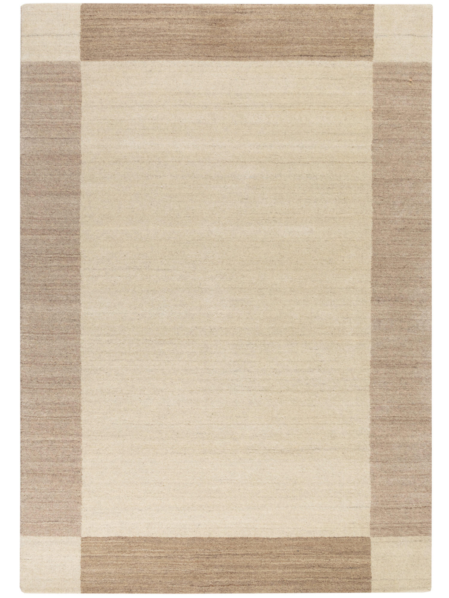 Steffensmeier Wollteppich Beige 200x200 cm