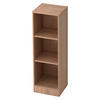 REGAL - 3 Ordnerhöhen 40/40,6/127 cm in Nussbaumfarben - Nussbaumfarben, Holzwerkstoff (40.6/127/40cm) - bümö