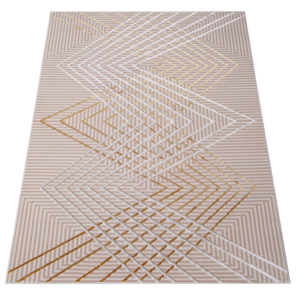 TEPPICH CRYSTAL Beige 140/200 cm - Beige, Textil (140/200cm) - Tapiso