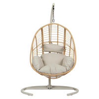 HÄNGESESSEL, Arne, Natur, Stahl, 62 x 104 x 179 cm - Naturfarben, Metall (62/179/104cm) - ebuy24
