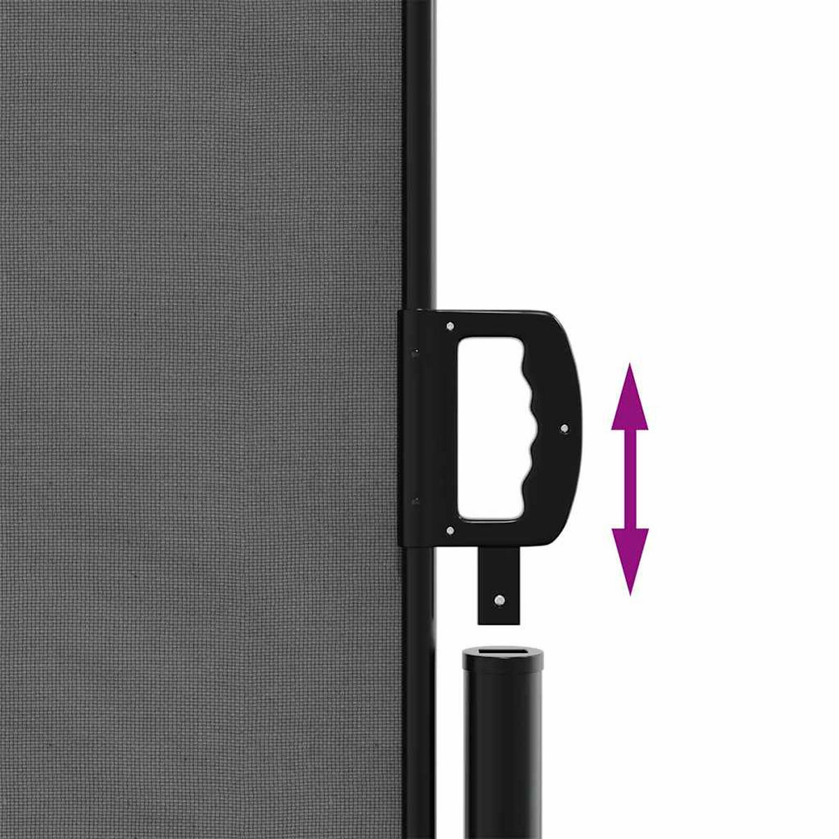 SEITENMARKISE Ausziehbare Anthrazit 160/300 Cm - Anthrazit, Textil (160/300cm) - vidaXL