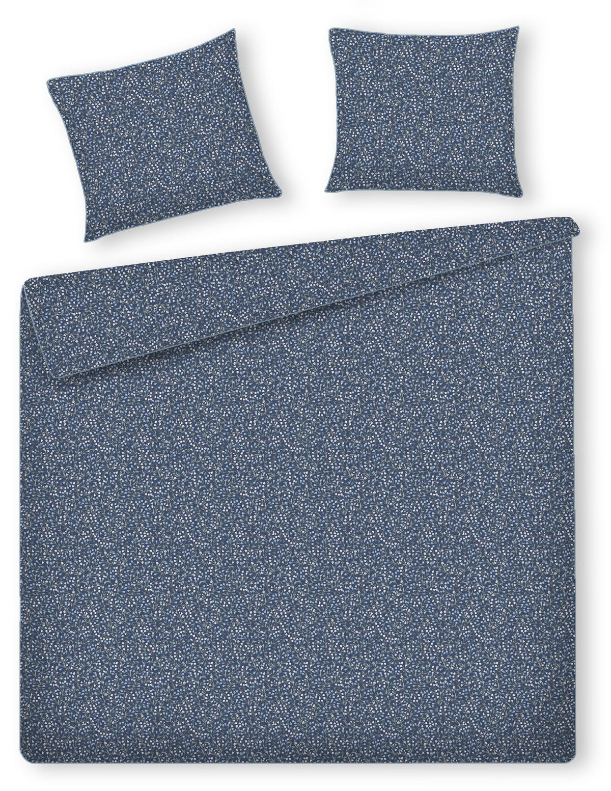 BETTWÄSCHE Crisenta - Blau, Textil (200/220cm) - home&you