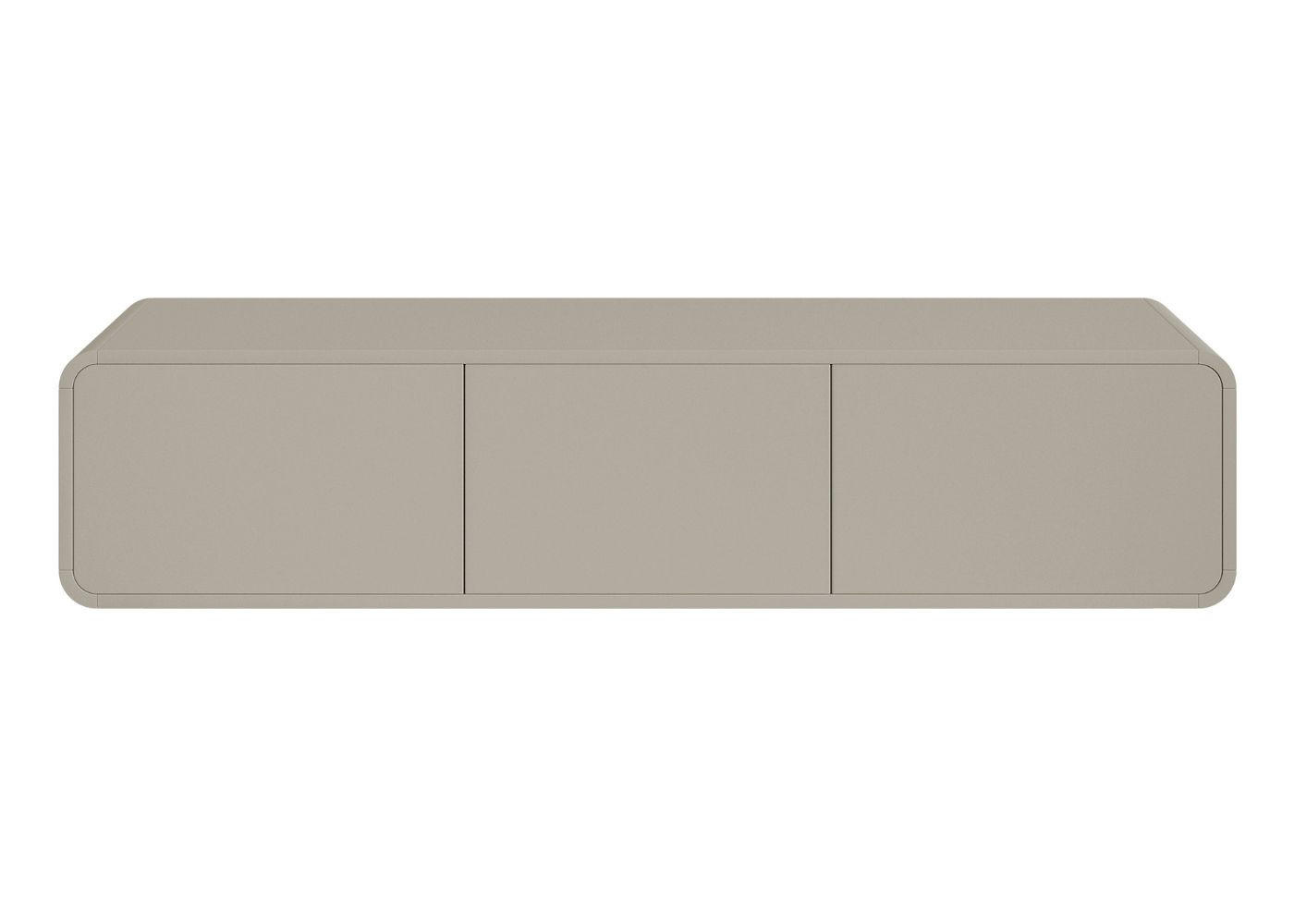 TV-HÄNGEBOARD Oro Greige mit 3 Schubladen 154 cm - Taupe, Holzwerkstoff (154/32.4/40cm) - Selsey
