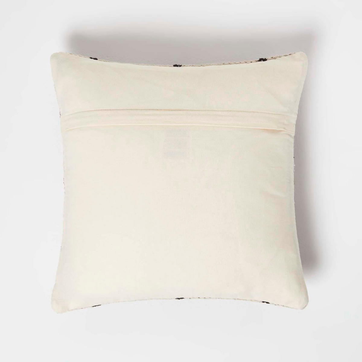 DEKOKISSEN Adana 45/45 cm geometrisch gemustert - Schwarz, Textil (45/45cm) - Homescapes