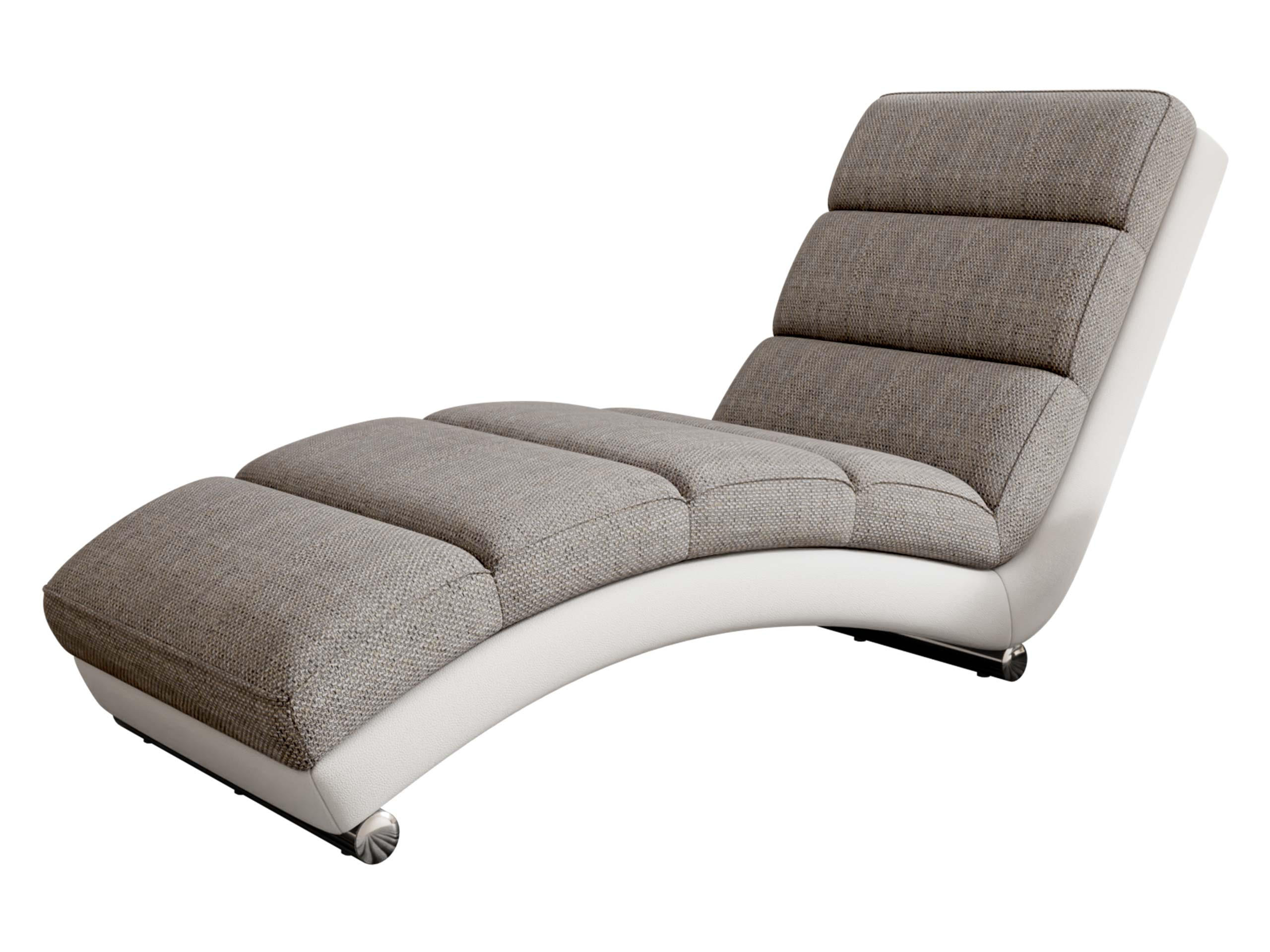 RELAXLIEGE Holiday - Chromfarben/Beige, Holz (62/84/180cm) - MIRJAN24