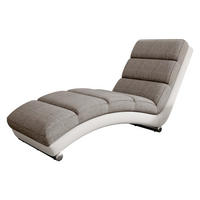RELAXLIEGE Holiday - Chromfarben/Beige, Holz (62/84/180cm) - MIRJAN24