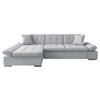 ECKSOFA Malwi, Seite: Links - Platinfarben, Holz/Textil (278/161cm) - MIRJAN24