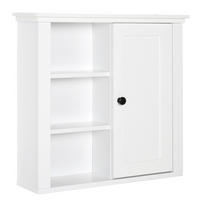 HÄNGESCHRANK DE-15851 mit 3 Nischen Weiß - Weiß, Holzwerkstoff (14.5/50.5/53cm) - ComfortXL