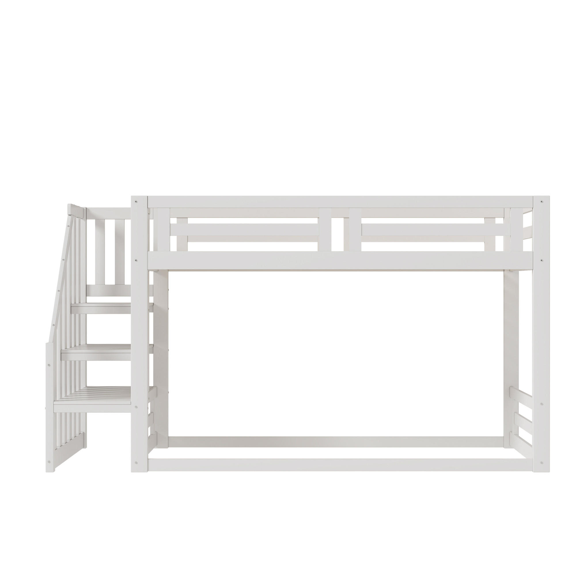 HOCHBETT 90/200 cm Weiß - Weiß, Holz - Raumix