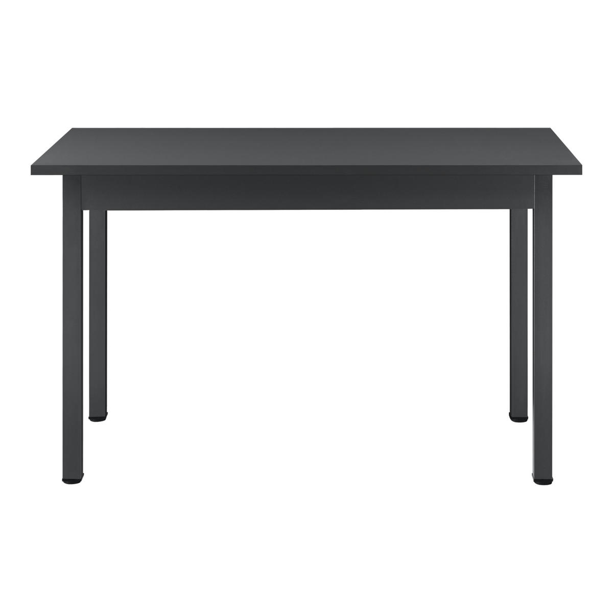 ESSTISCH Den Haag - Dunkelgrau, Holzwerkstoff/Metall (60/120/75cm) - [en.casa]