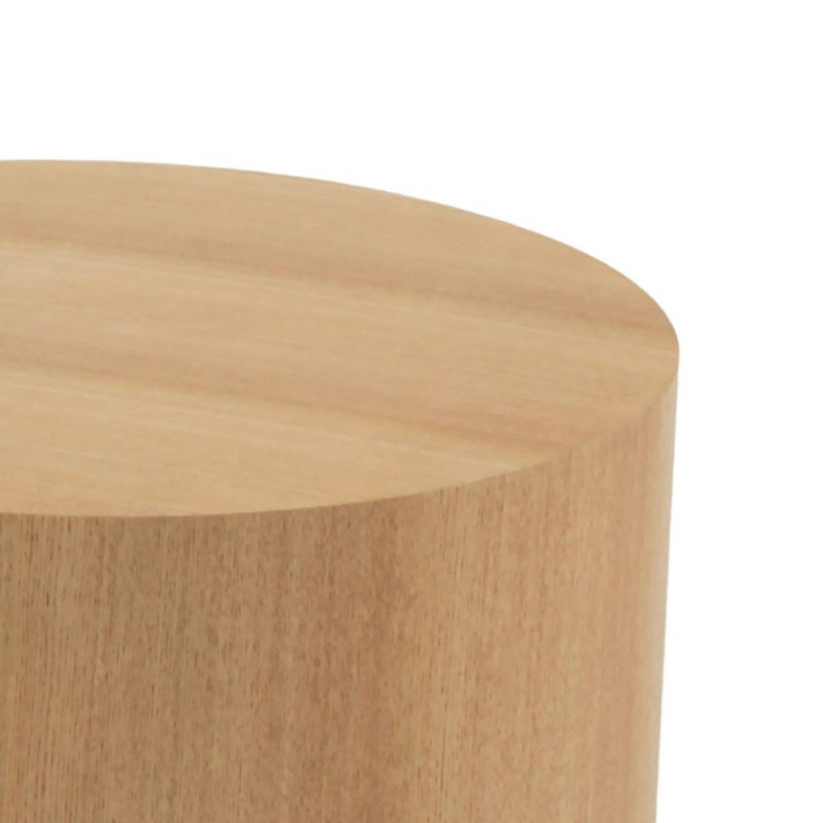 BEISTELLTISCH - 2er-Set - Rund - Eschefarben, Holzwerkstoff (33/48/40cm) - home24