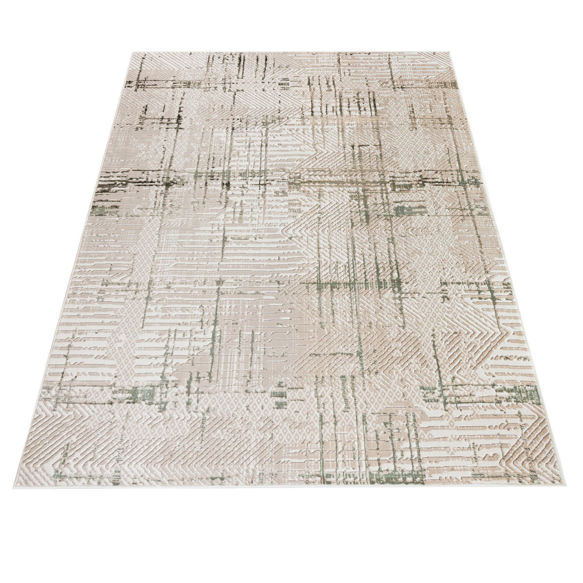 MAZOVIA TEPPICH NW01B - Beige, Ecru, Grau - 140 x 200 cm - Ecru/Beige, Textil (140/200cm) - Mazovia