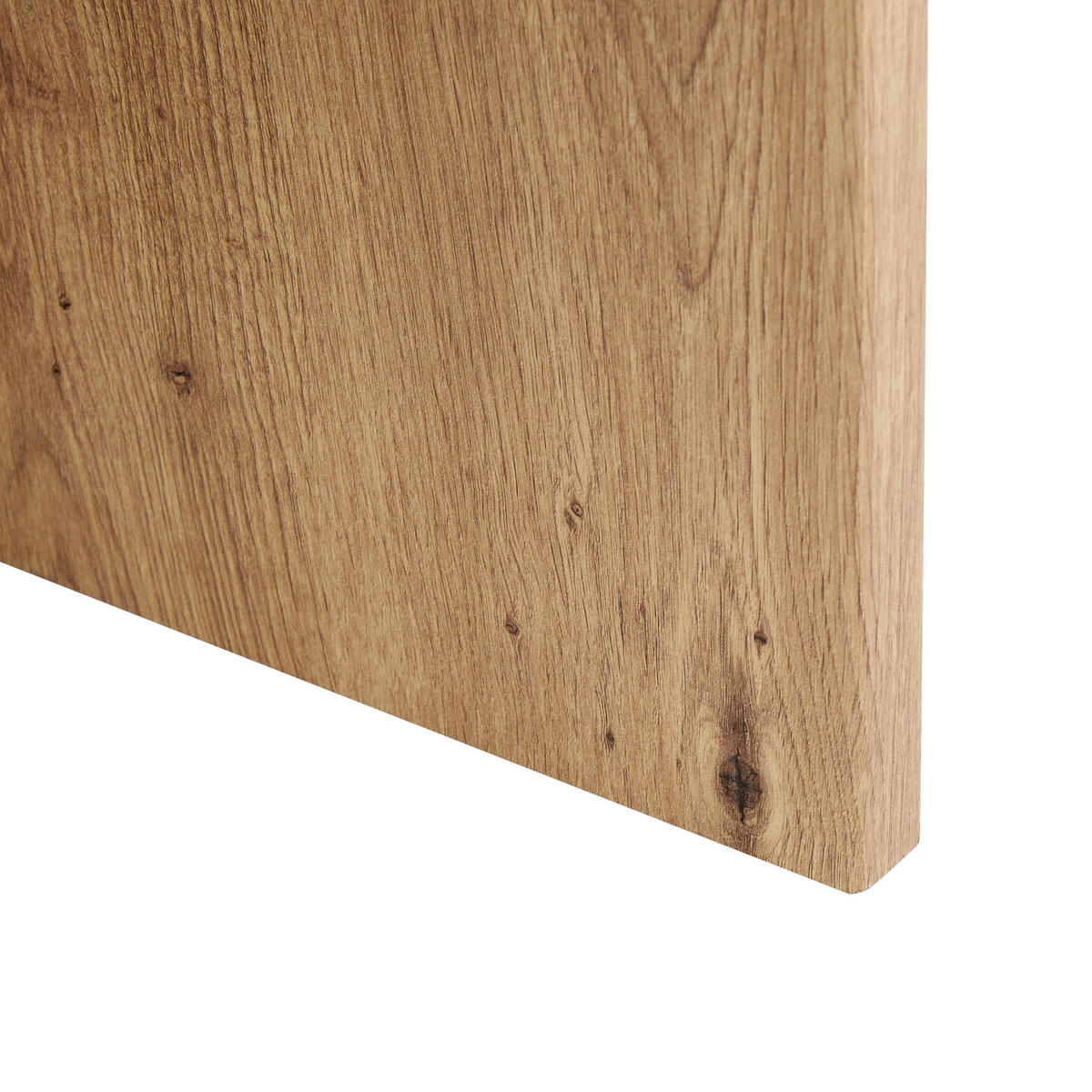 BEISTELLTISCH hellbraun Holzoptik rund 42 cm Stanton - Hellbraun, Holzwerkstoff (42/42/55cm) - Beliani
