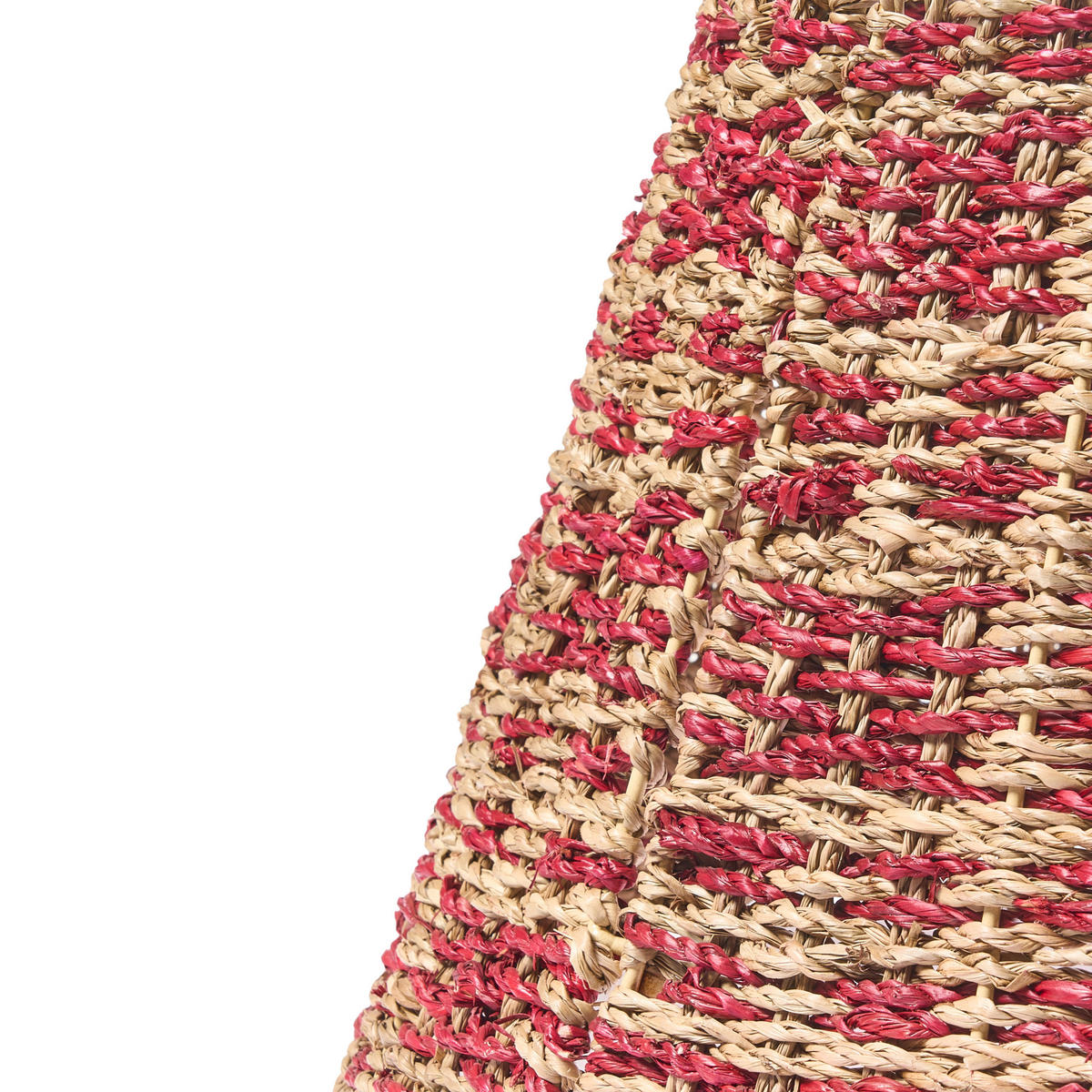 WEIHNACHTSBAUMKRAGEN 28 cm Naturfarben Neige - Naturfarben, Naturmaterialen (28cm) - Beliani