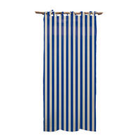 VORHANG Gestreifter aus Baumwolle in Blau 250x140 MARSHALL - Blau, Textil (137/245/0.1cm) - RNT By Really Nice Things