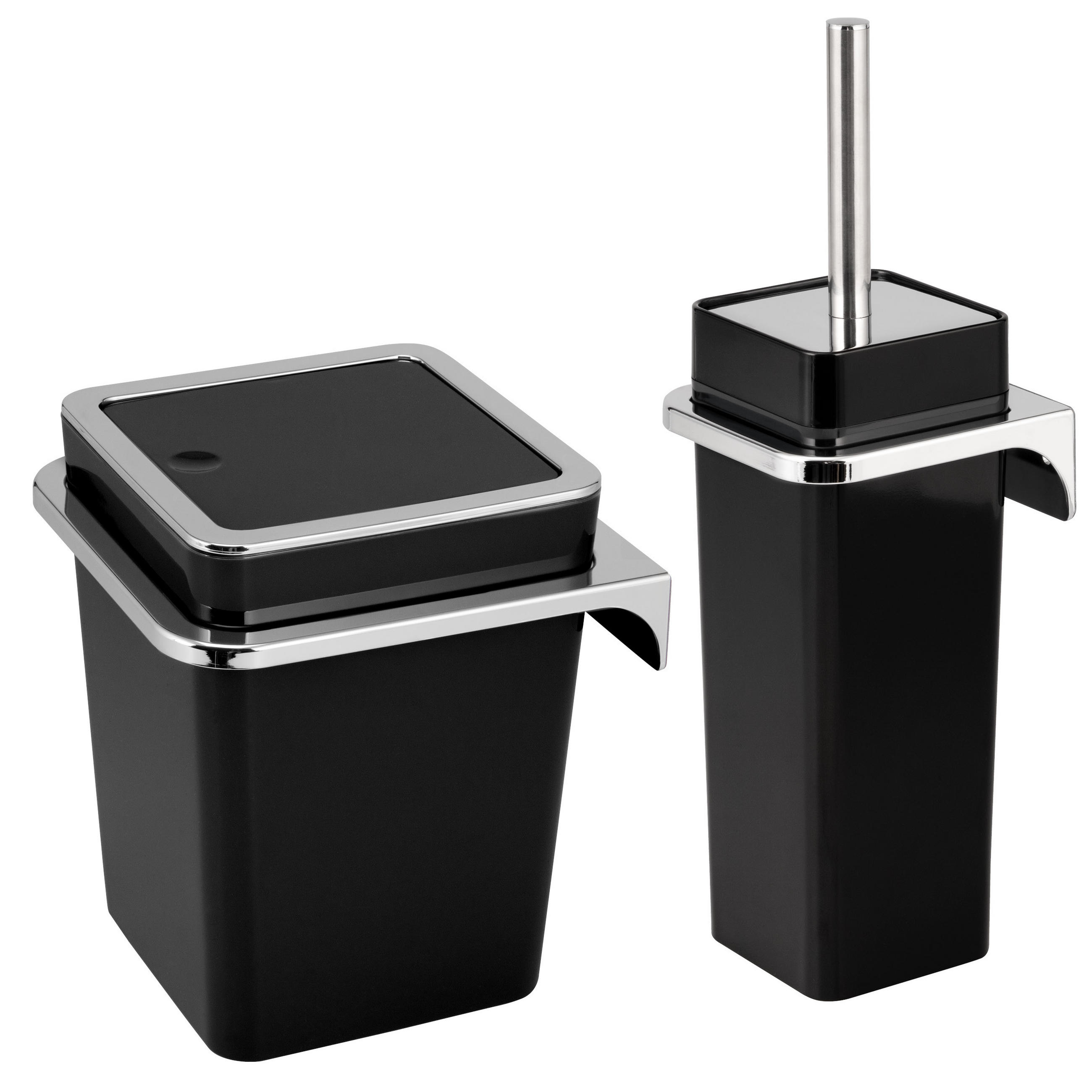 bremermann Bad-Set Schwarz 10x36.5x10 cm