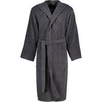 BADEMÄNTEL HERREN KAPUZE PURE 5623 BASALT - 740 - Grau, Textil (Mnull) - Cawoe