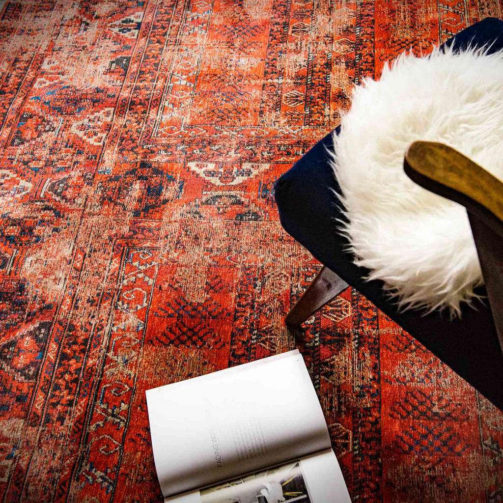 Thumbnail - Louis De Poortere Teppich, Rot, Textil, 170x240 cm, ISO 9001, Teppiche & Böden, Teppiche