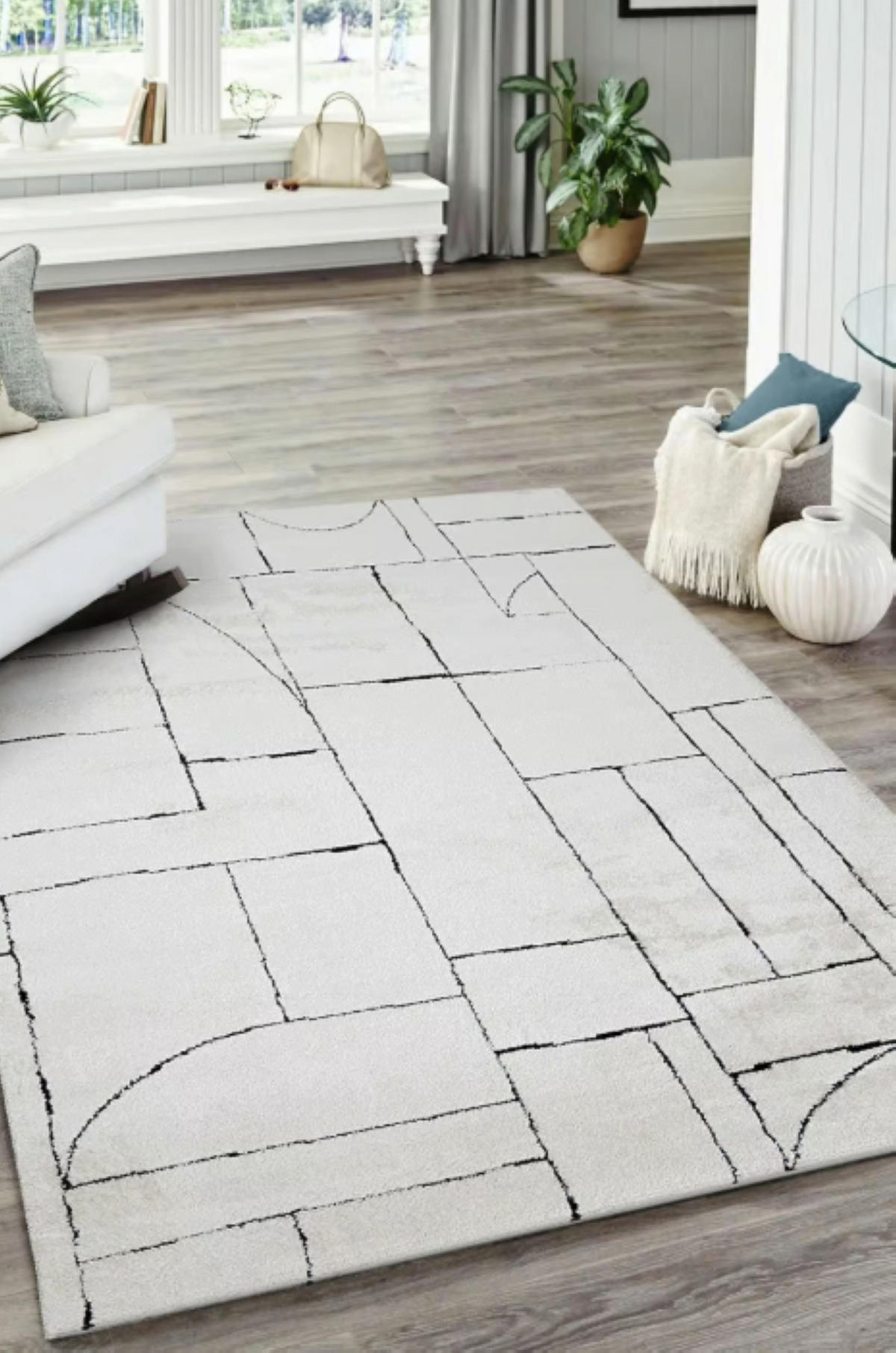 TEPPICH Shaggy Berber BRIGA Beige 133 x 190 cm - Beige, Textil (133/190cm) - Novatrend