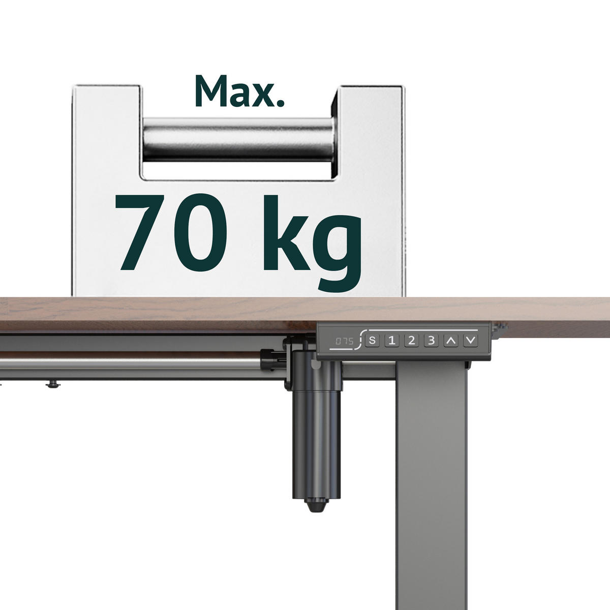 SCHREIBTISCHGESTELL Jiri Schwarz - Schwarz, Metall (58.5/135/118cm) - SVITA