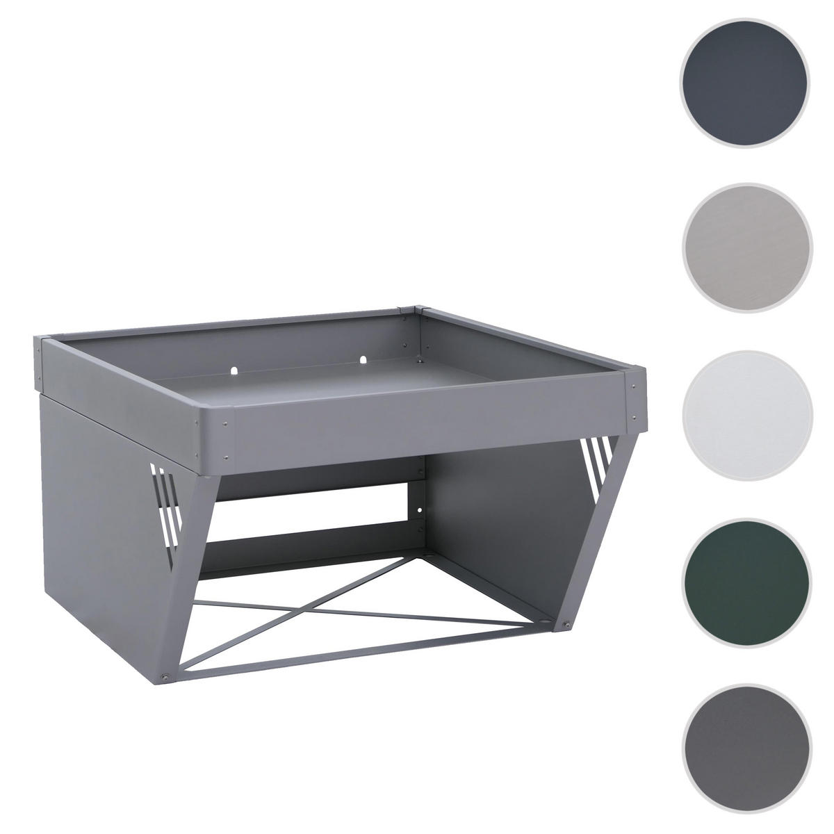 GARÁŽ pro sekačku Grey - šedá, kov (60/39/70cm) - MCW