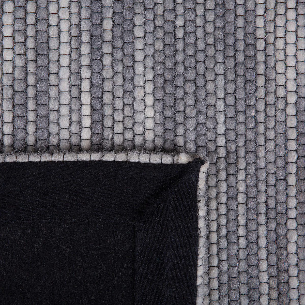 KURZFLOR-TEPPICH Kapakli 230/160 cm - Grau, Textil (160/230cm) - Beliani
