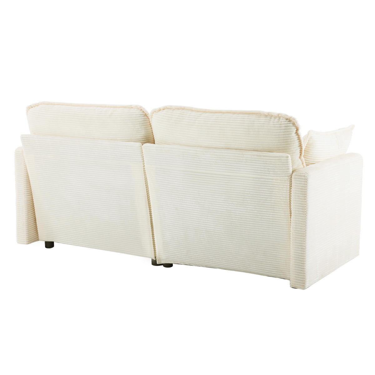 SOFA 2-Sitzer 167,5/75/85 cm Weiß - Weiß, Textil (75/85/167.5cm)