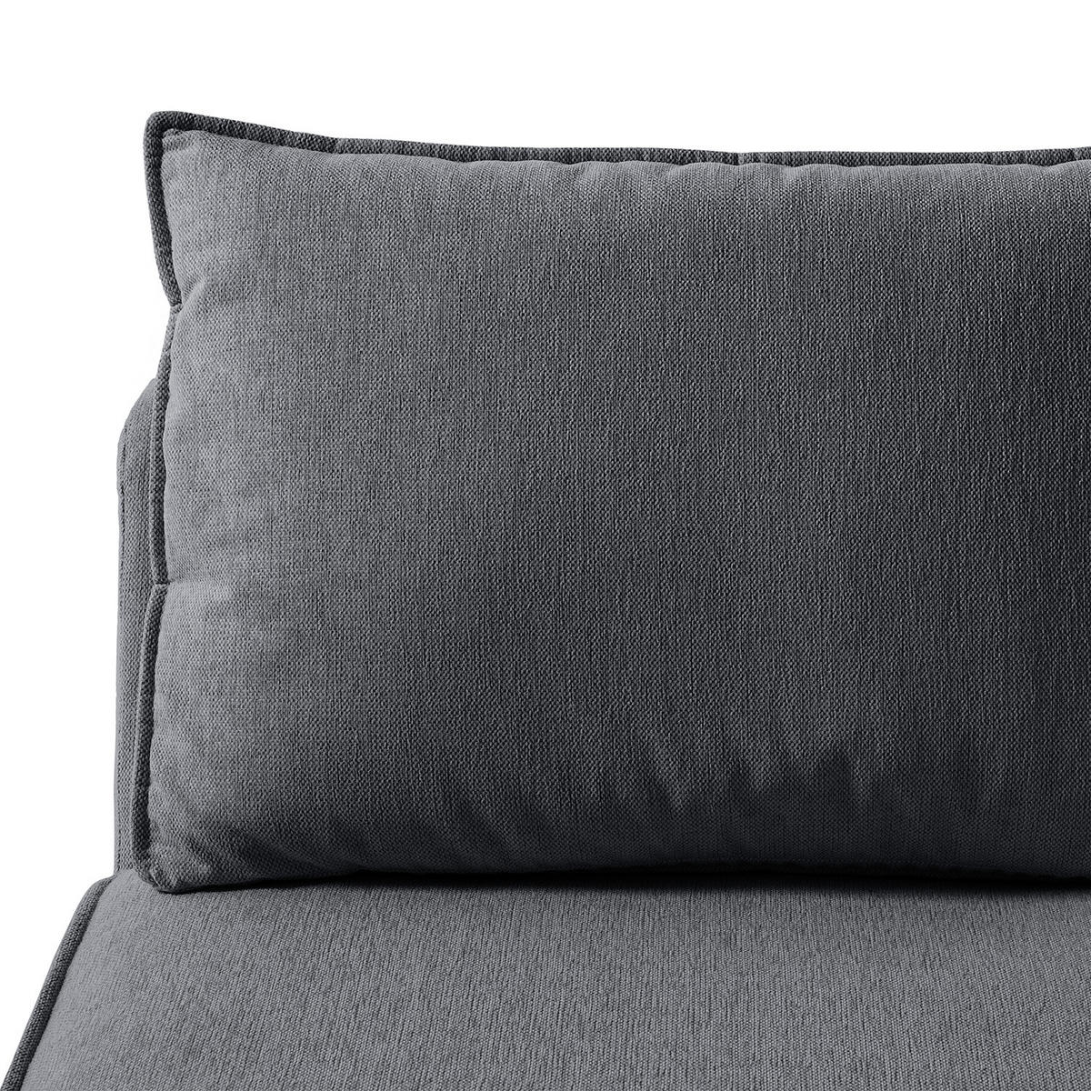 MODULLONGCHAIR - Grau, Holz/Textil (170/82/105cm) - home24